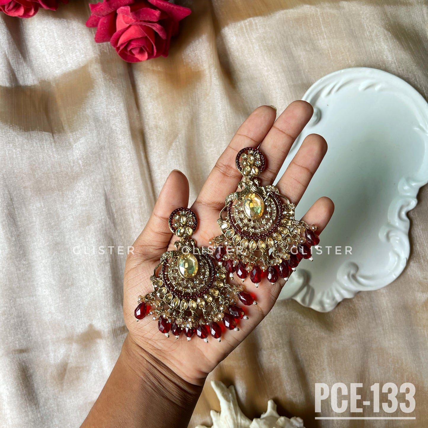 Pakistani Inspired Earrings Set ✨ PCE-133