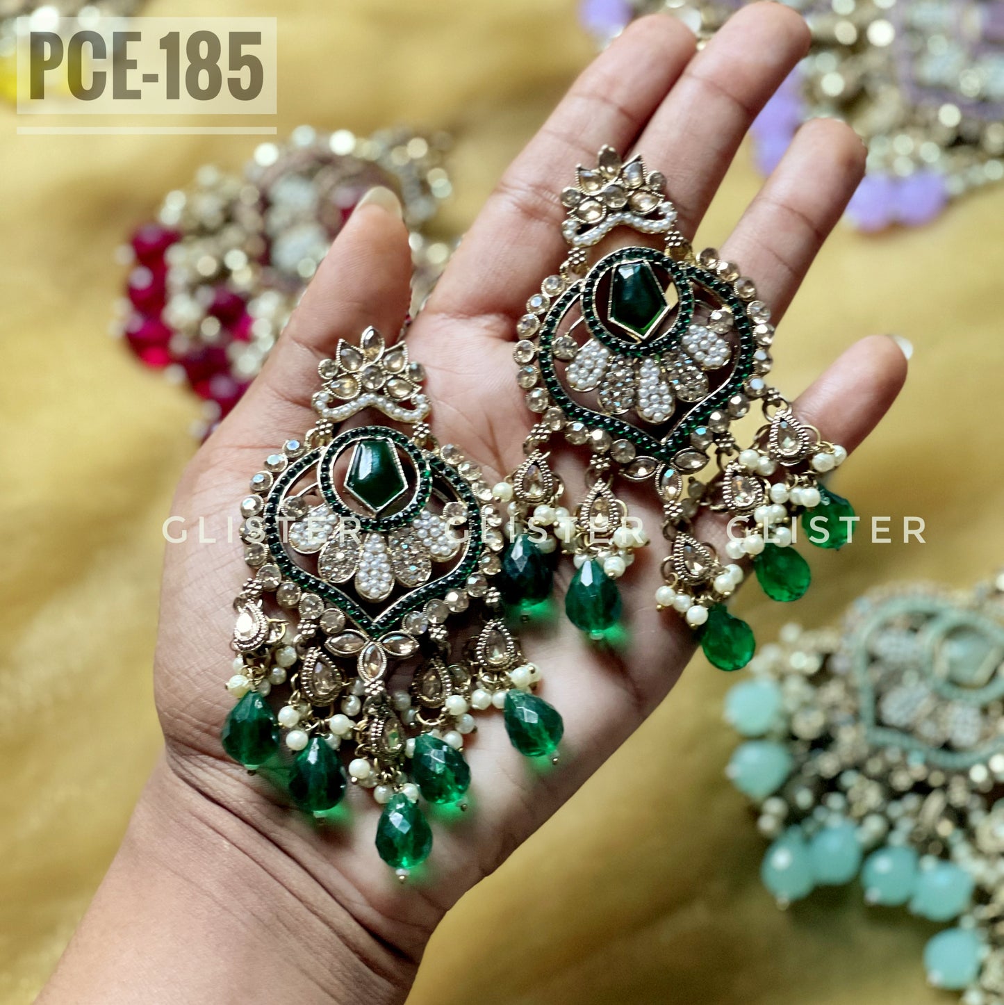 Pakistani Inspired Earrings Set ✨ PCE-185