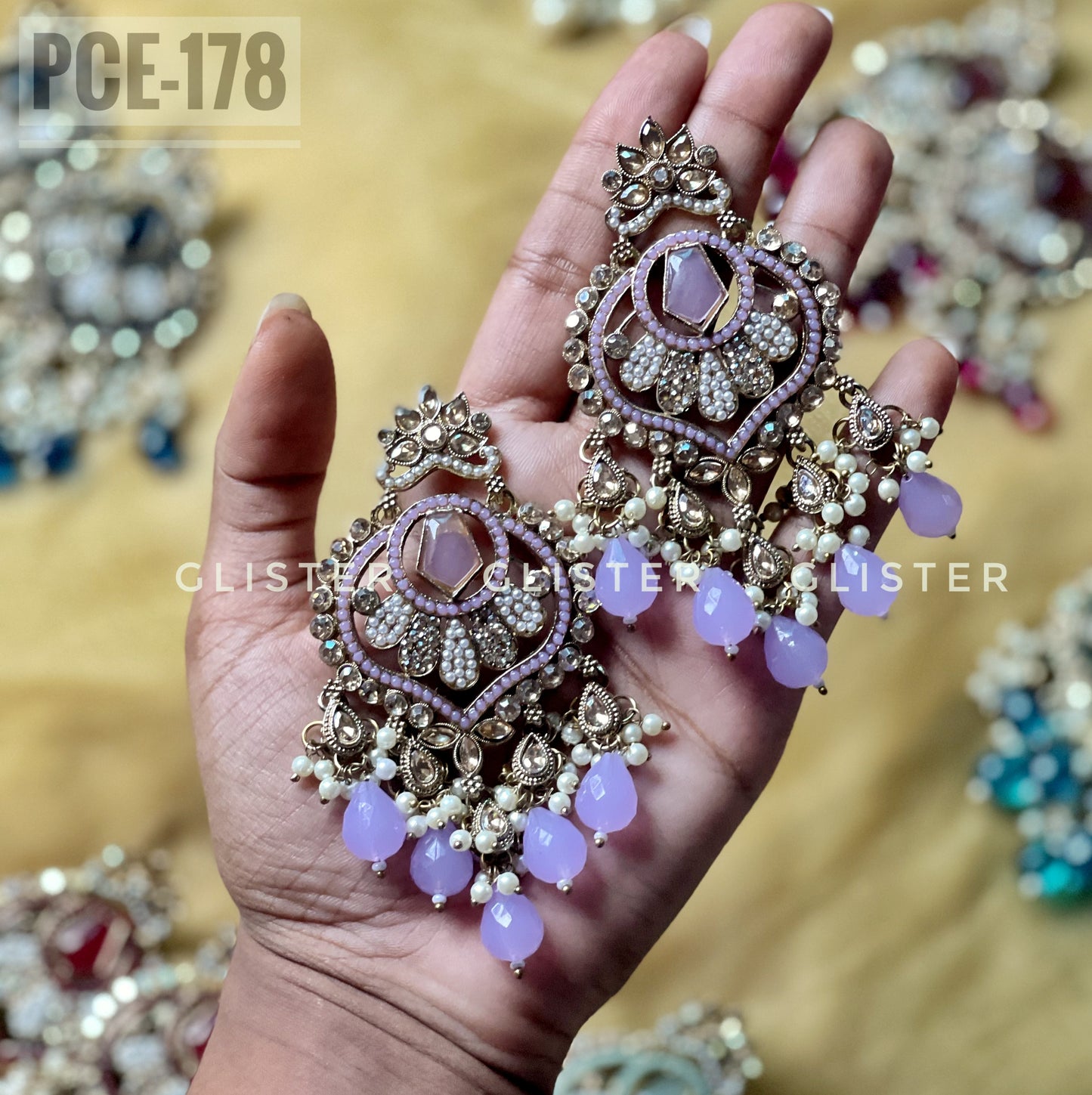 Pakistani Inspired Earrings Set ✨ PCE-178
