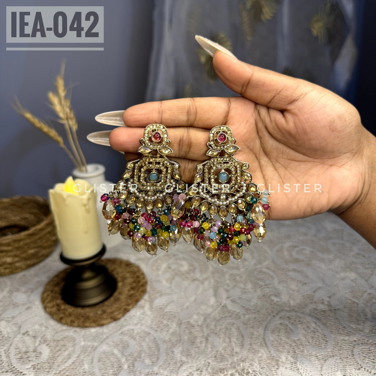 Pakistani Inspired Earrings ✨   IEA-042