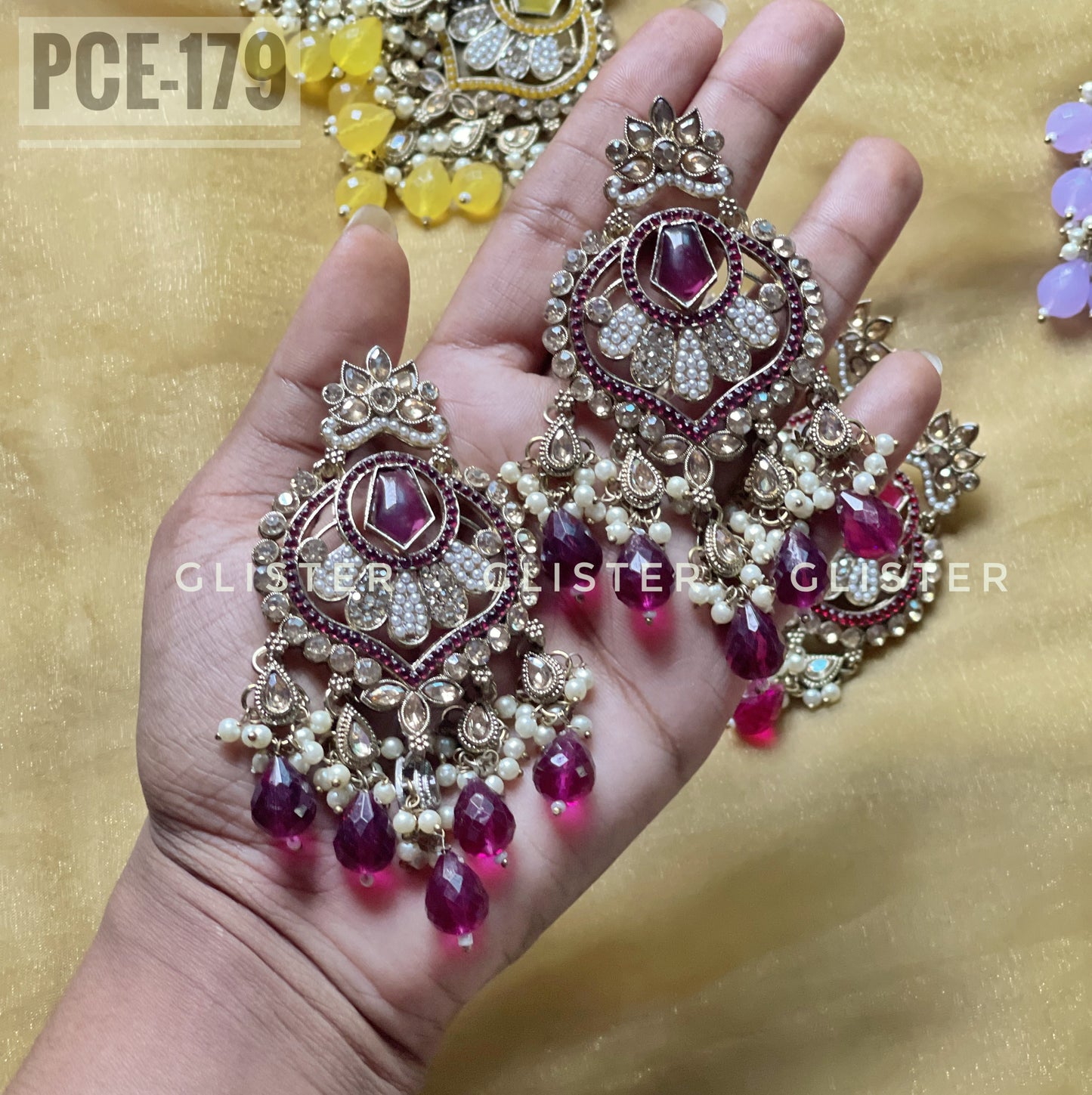 Pakistani Inspired Earrings Set ✨ PCE-179