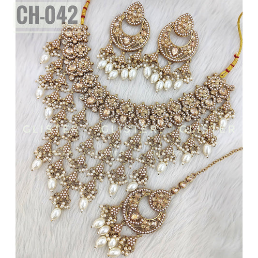 Pakistani Inspired Choker Set ✨  CH-042