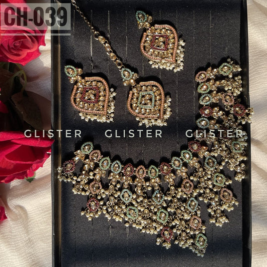 Pakistani Inspired Choker Set✨  CH-039