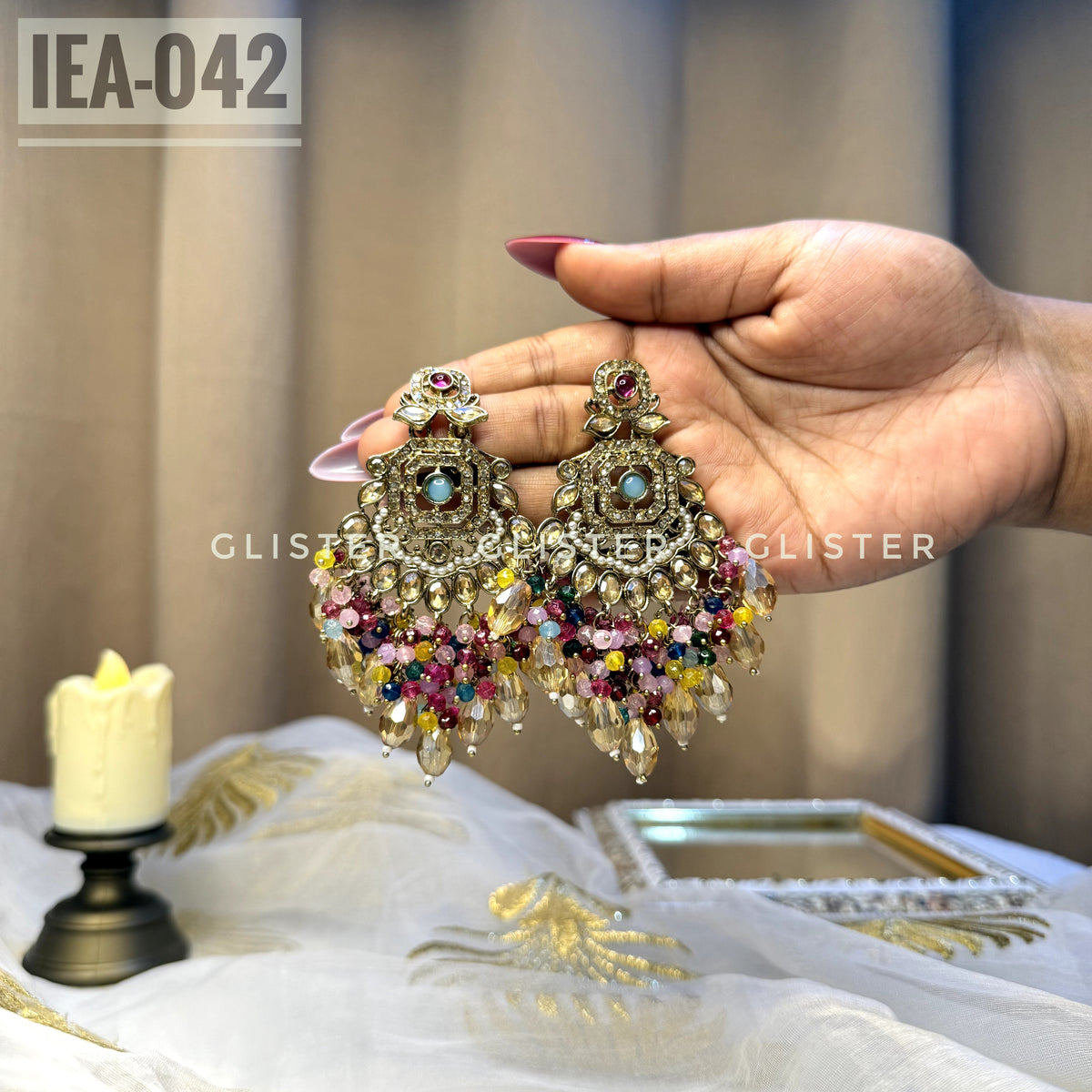 Pakistani Inspired Earrings ✨   IEA-042