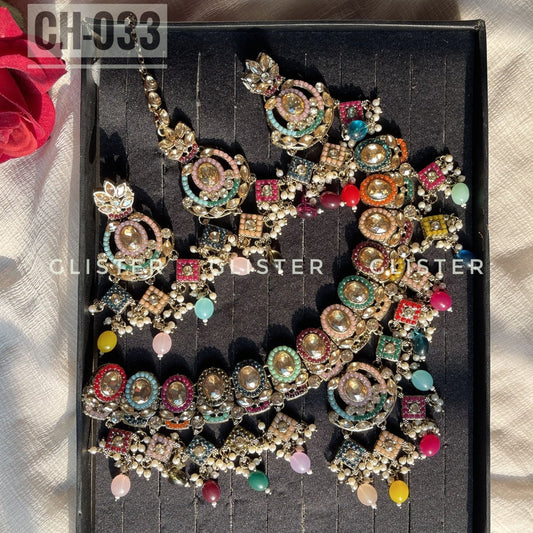 Pakistani Inspired Choker Set ✨  CH-033