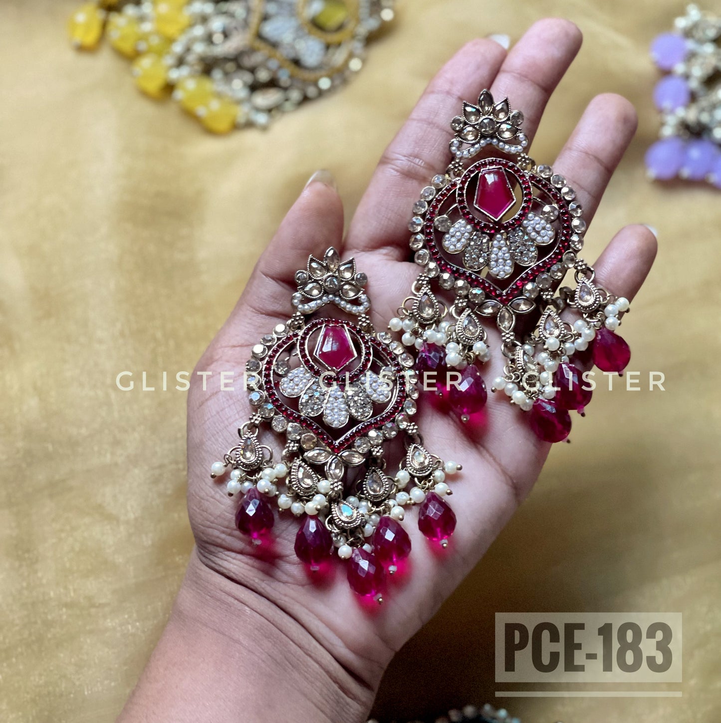 Pakistani Inspired Earrings Set ✨ PCE-183