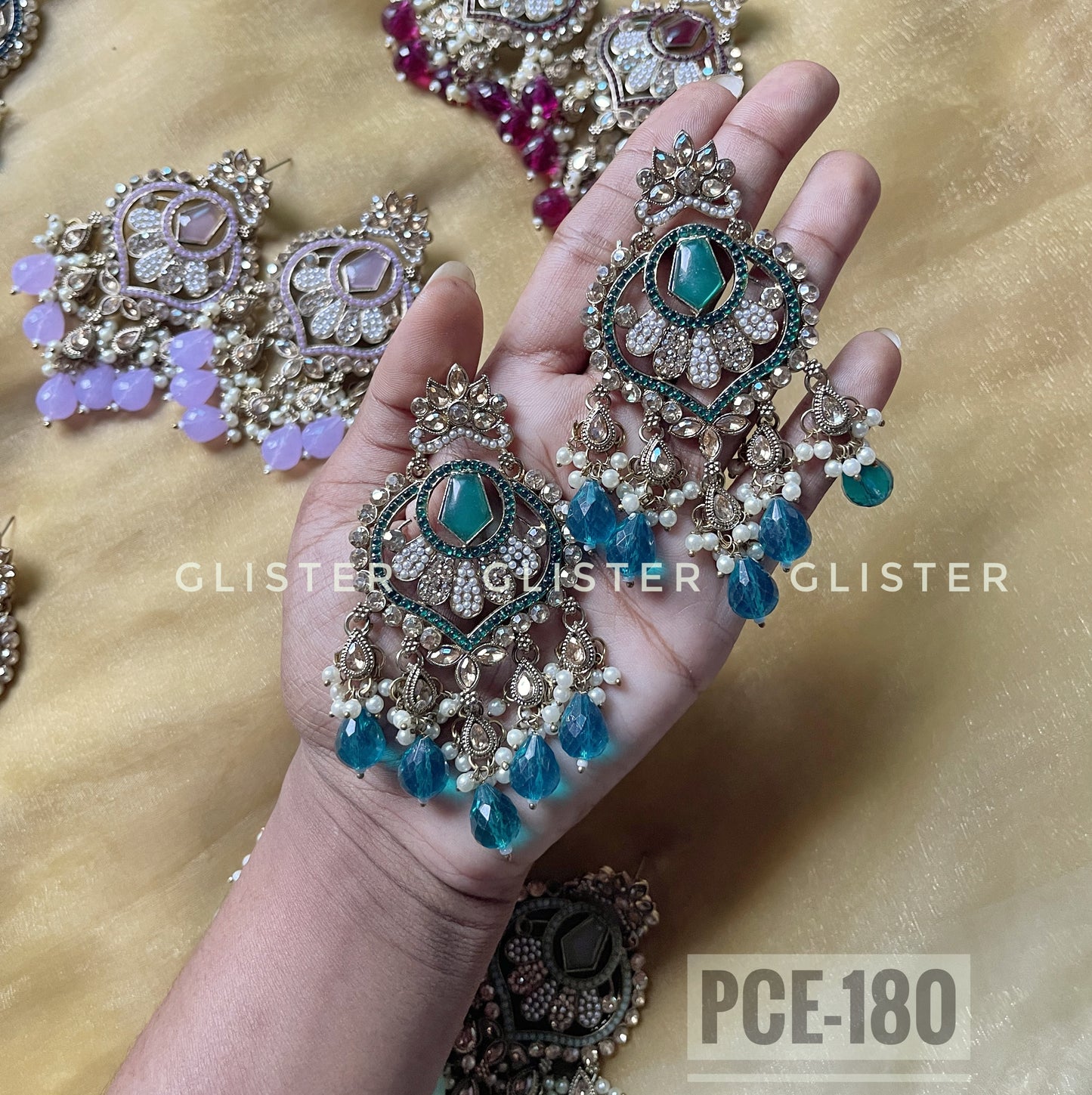 Pakistani Inspired Earrings Set ✨ PCE-180
