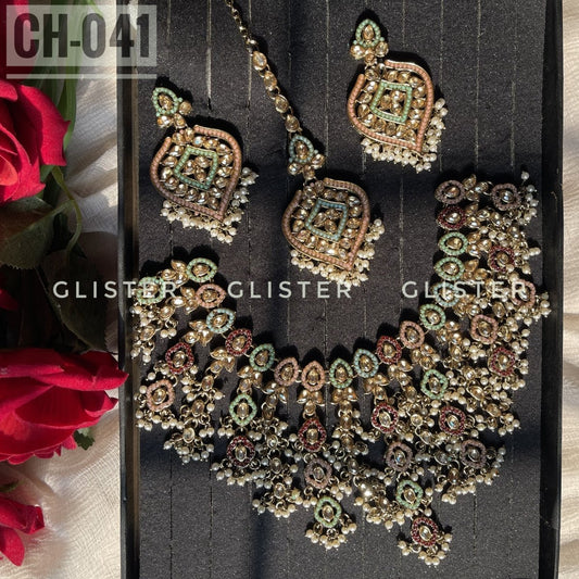 Pakistani Inspired Choker Set ✨ CH-041