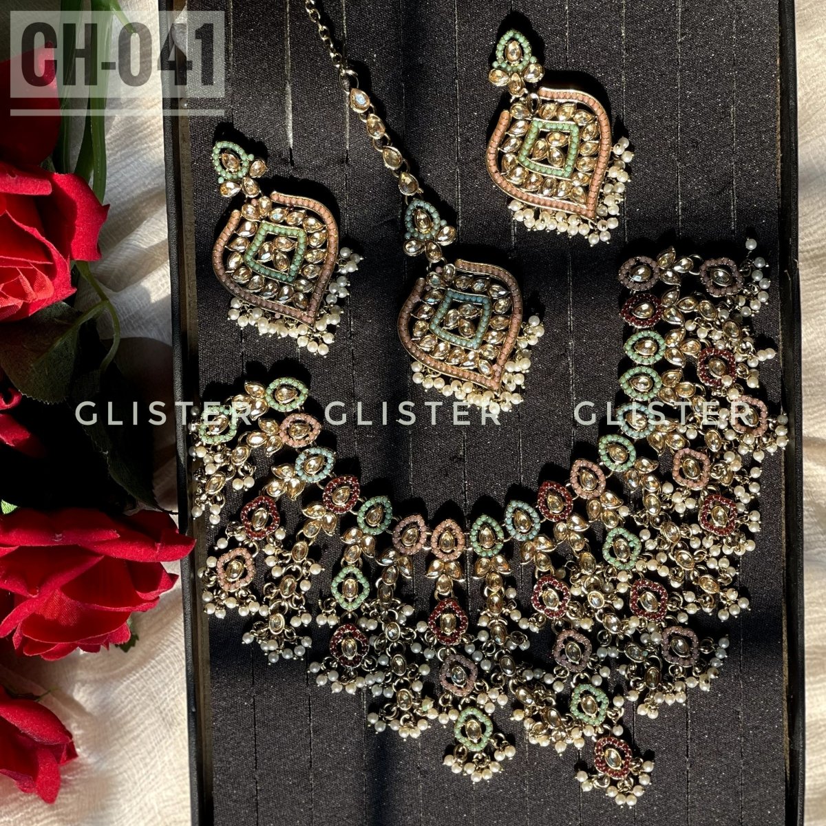 Pakistani Inspired Choker Set ✨ CH-041