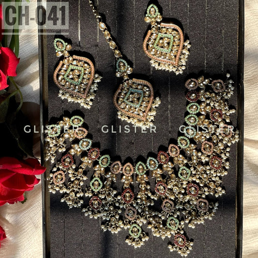 Pakistani Inspired Choker Set ✨ CH-041