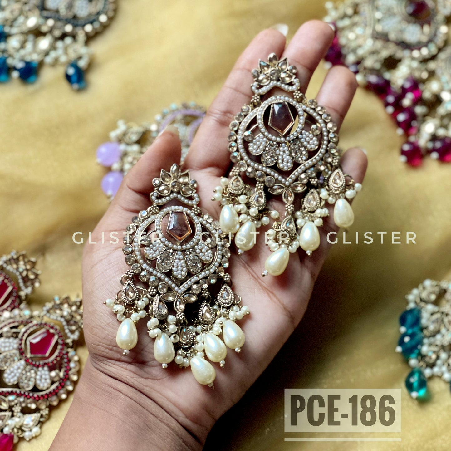 Pakistani Inspired Earrings Set ✨ PCE-186