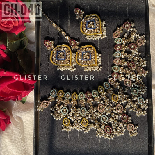 Pakistani Inspired Choker Set ✨  CH-040