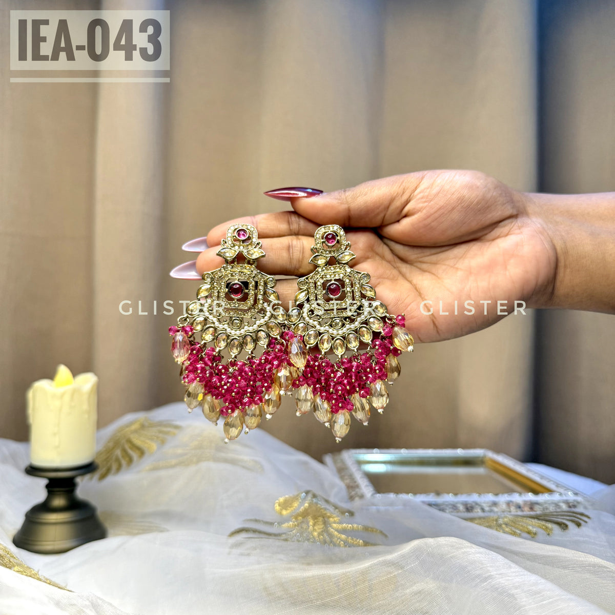 Pakistani Inspired Earrings ✨   IEA-043