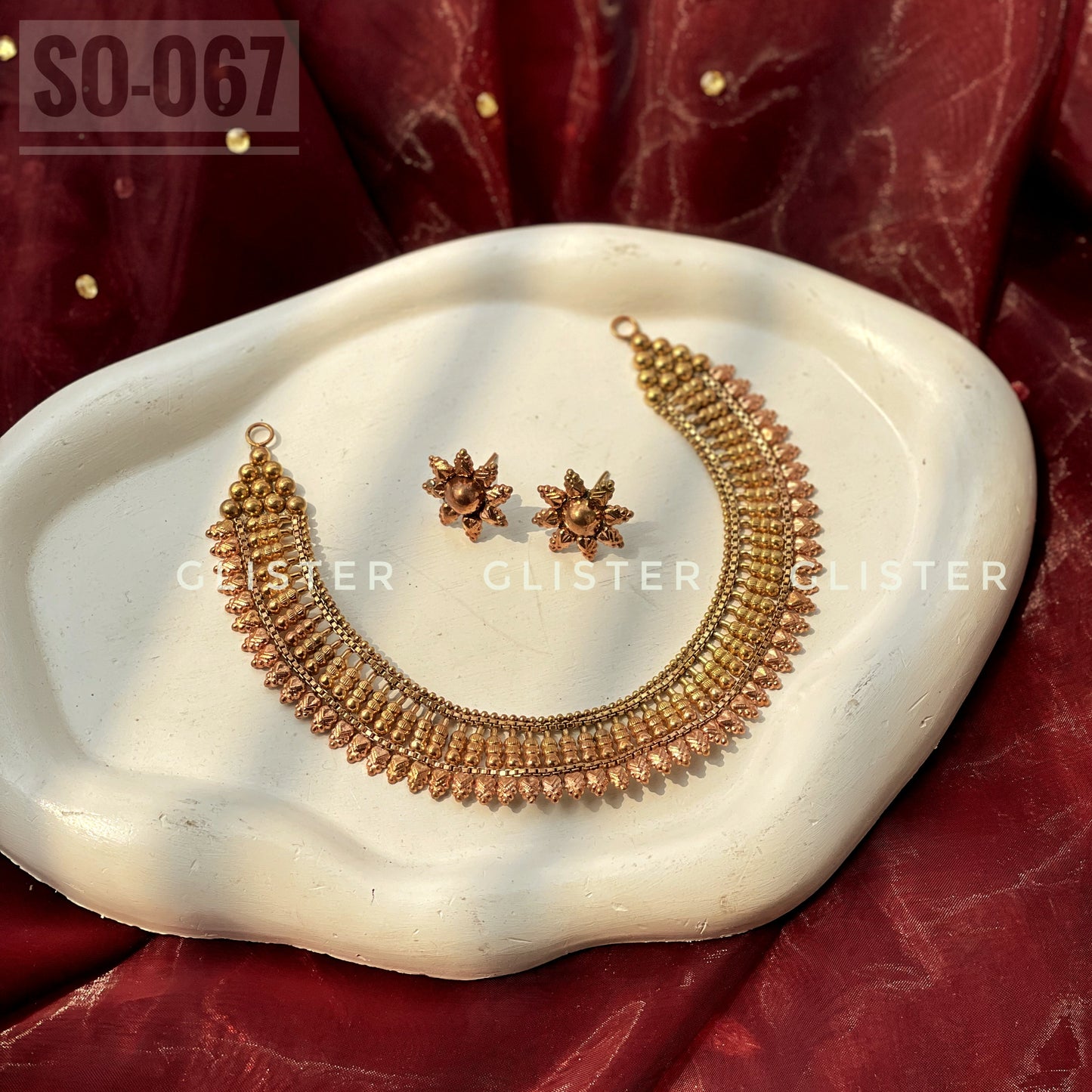 South Indian Petal Choker Set ✨ SO-067