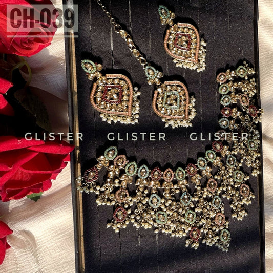 Pakistani Inspired Choker Set✨  CH-039